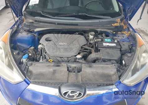 2012 Hyundai Veloster Base W/Gray из США, поврежденный, VIN KMHTC6AD0CU034683